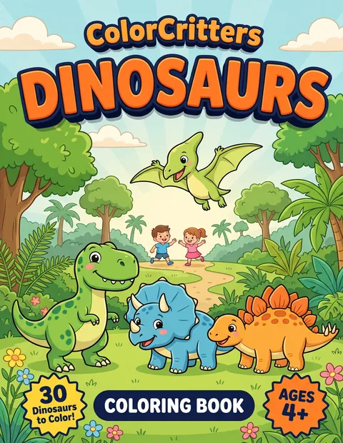 Cover of ColorCritters: Dinosaurs