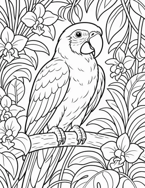 Scarlet Macaw, Birds