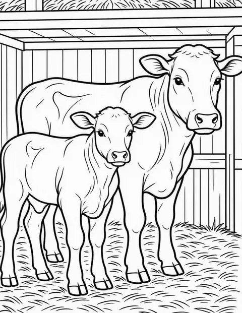Calf, Farm Animals