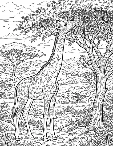 Giraffe, Safari & Jungle Animals