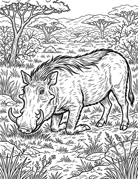 Warthog, Safari & Jungle Animals