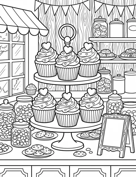 Heart Cupcakes, Seasons of Color: Valentine's Day