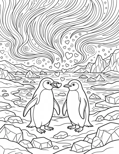 Penguins Hearts, Seasons of Color: Valentine's Day